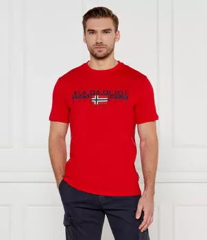 Футболка Napapijri Regular Fit, красный