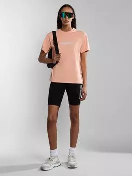 Футболка Napapijri Shirt Box, оранжевый