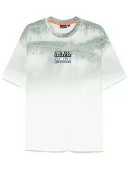 Футболка Napapijri Tora, зеленый