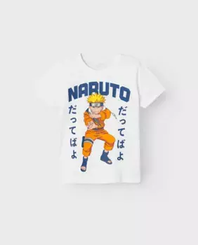 Футболка Наруто для мальчика name it, белый