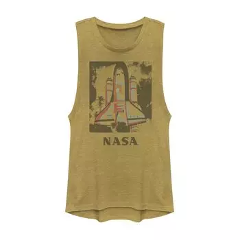 Футболка NASA Color Pop Shuttle Muscle для юниоров Licensed Character