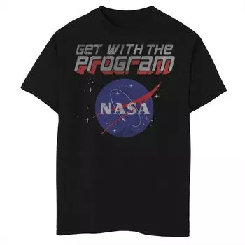 Футболка НАСА с логотипом NASA для мальчиков 8–20 лет Licensed Character