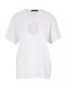 Футболка Nasty Gal, белый