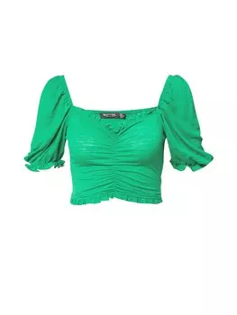 Футболка Nasty Gal, зеленый