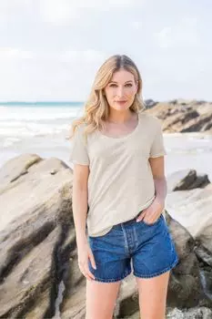 Футболка натурального цвета Celtic & Co.