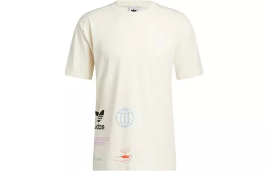 Футболка NATURE MULTI мужская белая Adidas Originals, белый