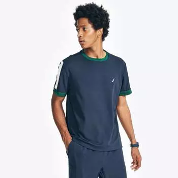 Футболка Nautica Mens Navtech Sustainably Crafted Crewneck, темно-синий