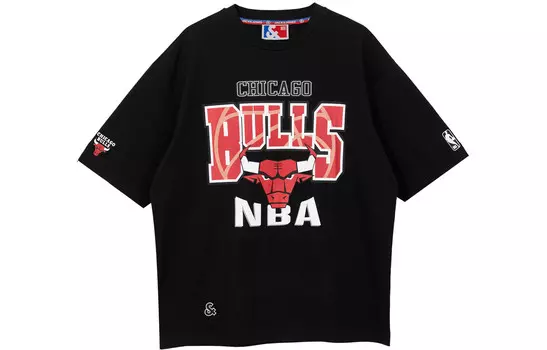 Футболка Nba X Jack&Jones X Bulls Nba унисекс Jack Jones, красный