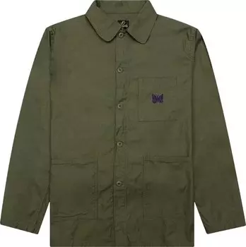 Футболка Needles D.N. Coverall Back Sateen 'Olive', зеленый