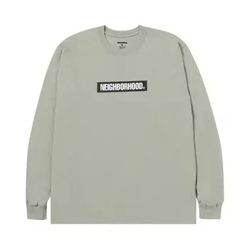 Футболка Neighborhood Long-Sleeve Tee-2 Sage, зеленый