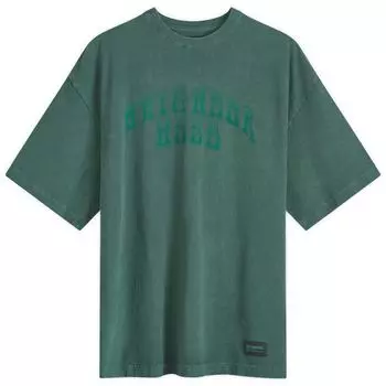 Футболка Neighborhood Pigment Dyed Crew Neck T-Shirt, зеленый