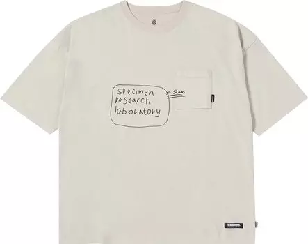 Футболка Neighborhood Srl Sheltech 2 T-Shirt 'Beige', загар