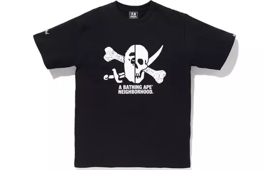 Футболка Neighborhood X BAPE X NBHD для мужчин A Bathing Ape