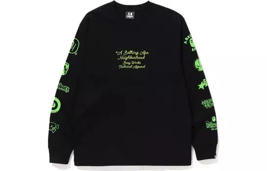 Футболка Neighborhood X BAPE X NBHD унисекс A Bathing Ape, черный