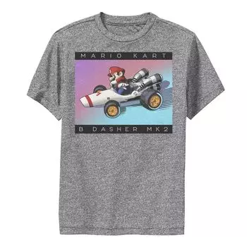 Футболка Neon Color Fade Drift для мальчиков 8–20 лет с Nintendo Mario Kart Dasher Licensed Character