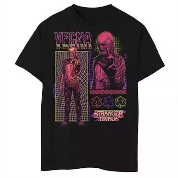 Футболка Netflix Stranger Things Vecna для мальчиков 8–20 лет с инфографикой в уличной одежде Licensed Character