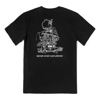 Футболка never stop exploring t-shirt 'black' The North Face, черный
