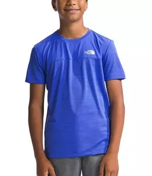 Футболка Never Stop с короткими рукавами The North Face для больших мальчиков 8–20 лет, синий