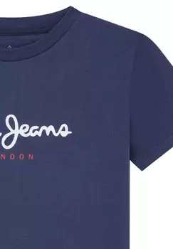 Футболка NEW ART NN Pepe Jeans, темно-синий