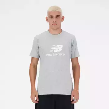 Футболка New Balance "ФУТБОЛКА С ЛОГОТИПОМ SPORT ESSENTIALS", серый