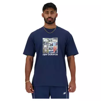 Футболка New Balance Hoops Graphic, синий