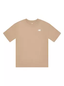 Футболка New Balance Kids из хлопка с вышитым логотипом, нейтральный