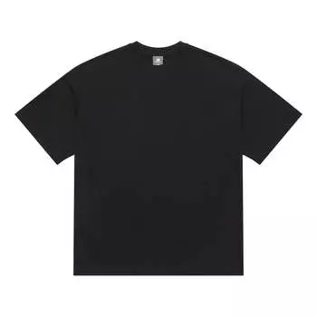Футболка New Balance Linear Heritage Brushed Back Jersey Oversized T-Shirt 'Black', черный