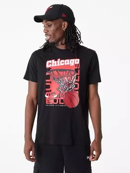 Футболка New Era Chicago Bulls, черный