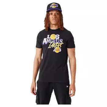 Футболка New Era Los Angeles Lakers Nba Infill Graphic, черный