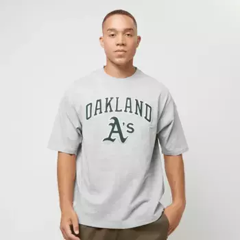 Футболка New Era MLB Oakland Athletics Rib Infill Oversized Tee, серый