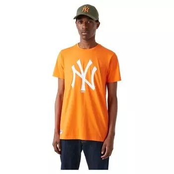 Футболка New Era MLB Seasonal Team Logo New York Yankees, оранжевый