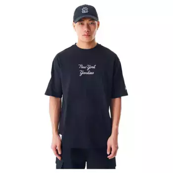 Футболка New Era MLB Tartan Oversized New York Yankees, черный