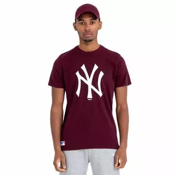 Футболка New Era MLB Team Logo New York Yankees, фиолетовый