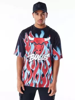 Футболка New Era NBA FLAME OS TEE CHIBUL, черный