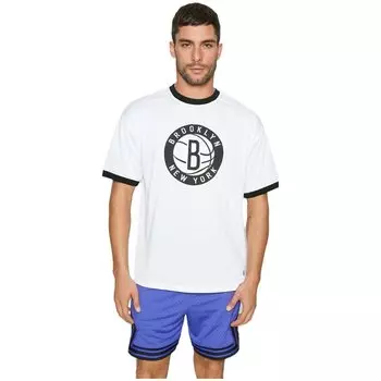 Футболка New Era NBA Logo Brooklyn Nets, белый