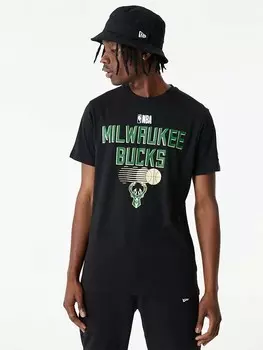 Футболка New Era NBA MIL BUCKS, черный
