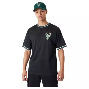 Футболка New Era NBA OS Mesh Milwakee Bucks, черный