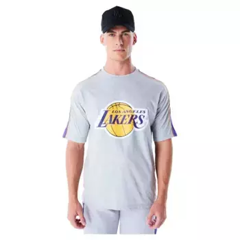 Футболка New Era NBA Panel Los Angeles Lakers, серый