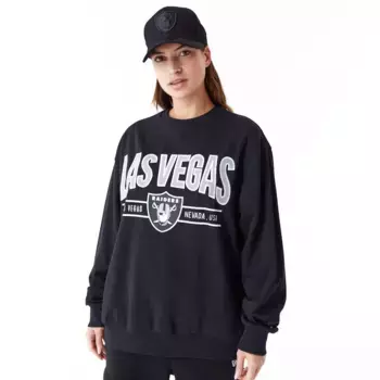 Футболка New Era NFL Wrdmrk Crew Long Sleeve, черный