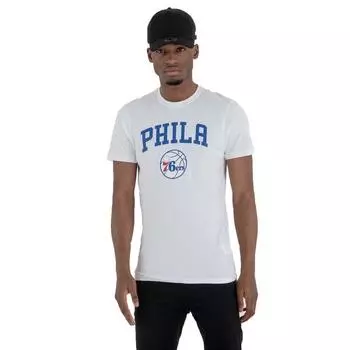 Футболка New Era Team Logo Philadelphia 76Ers, белый