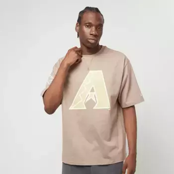 Футболка New Era World Series BP Oversized Tee Arizona Diamondbacks, бежевый