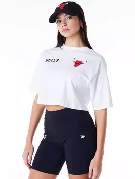 Футболка New Era Z.NBA TEAM LOGO CROP TEE CHIBUL, белый