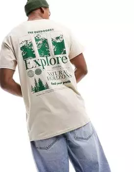 Футболка New Look Natural Horizons Stone