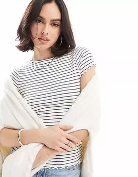 Футболка New Look в полоску, цвет белый