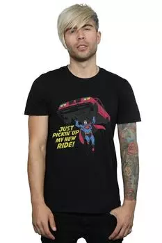 Футболка New Ride с Суперменом DC Comics, черный