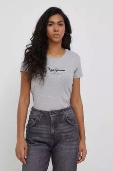 Футболка NEW VIRGINIA SS N. Pepe Jeans, серый