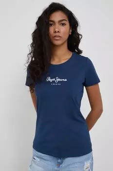 Футболка NEW VIRGINIA SS N. Pepe Jeans, темно-синий