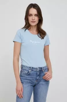 Футболка NEW VIRGINIA SS N Pepe Jeans, синий