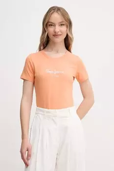 Футболка NEW VIRGINIA SS N Pepe Jeans, оранжевый