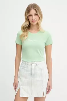Футболка NEW VIRGINIA SS N Pepe Jeans, зеленый